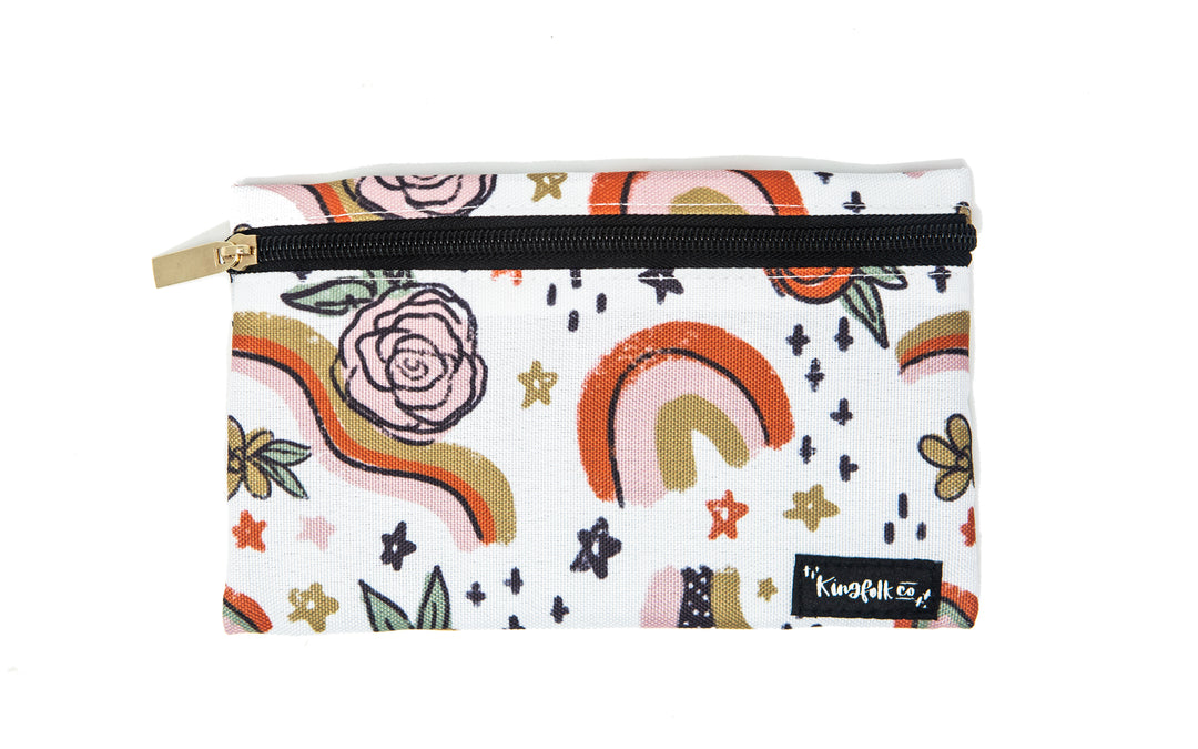 Midnight Mercies Pencil + Pen + Highlighter Pouch - Kingfolk Co