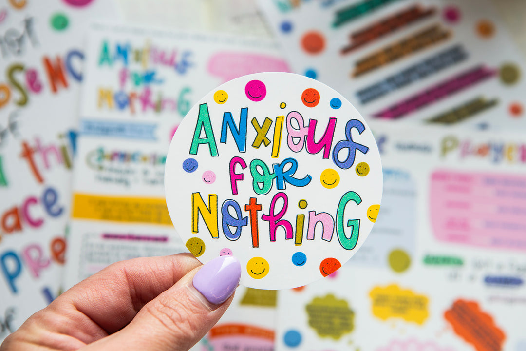 Anxious for Nothing Vinyl Sticker