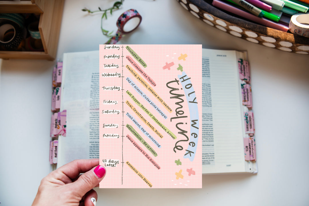 Holy Week Tip-in Sheet - Kingfolk Co