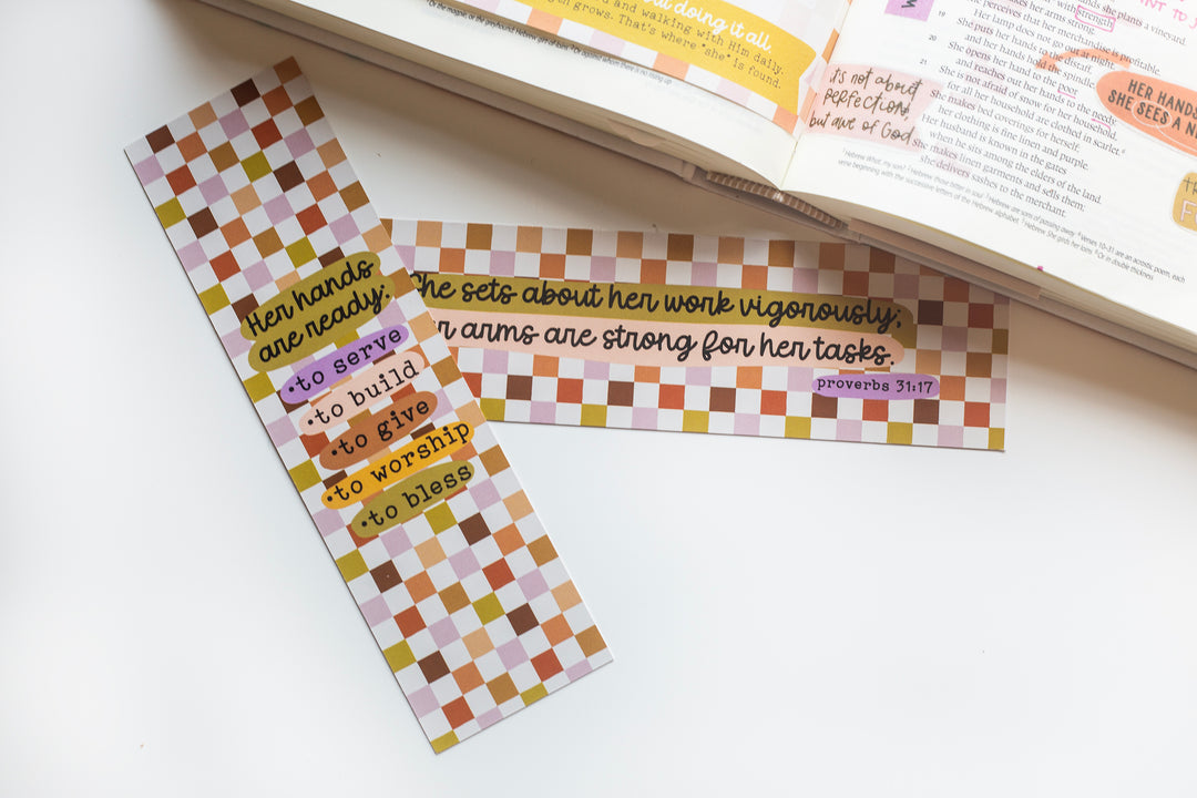 Proverbs 31 bookmark - Kingfolk Co