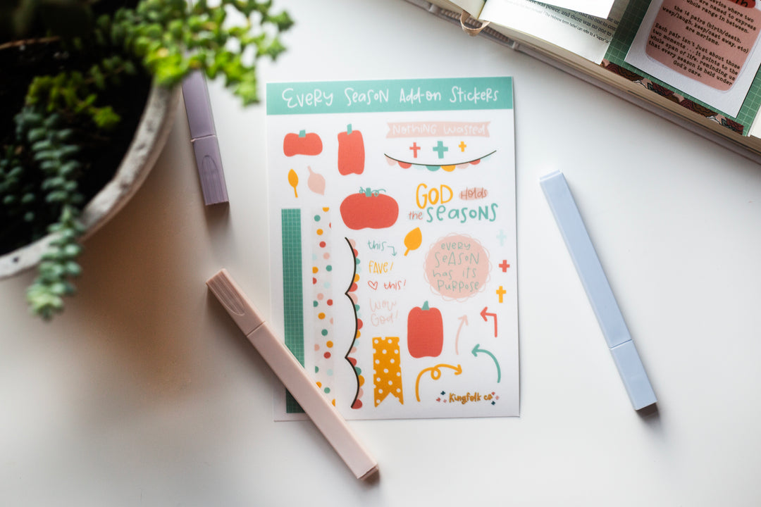 Every Season ADD-ON Sticker Sheet