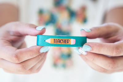 Teacher Bracelet + Sticker Gift Bundle - Kingfolk Co