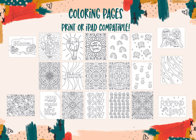 Coloring Pages - Set of 20! - Kingfolk Co