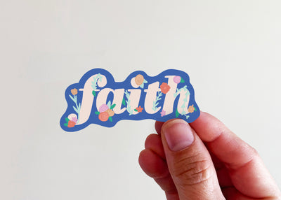 Floral Faith Sticker - Kingfolk Co