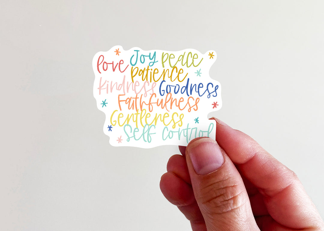 Fruit of the Spirit Sticker - COLORFUL - Kingfolk Co