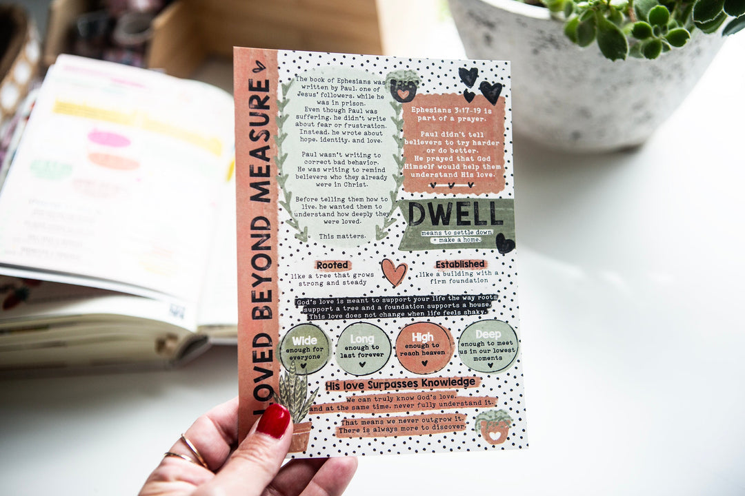Loved Beyond Measure Tip-in Sheet - Kingfolk Co