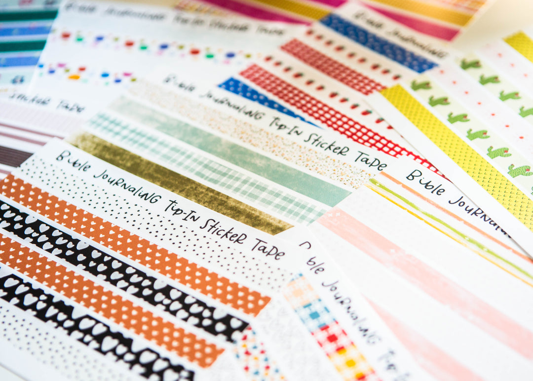 Tip-In Sticker Tape