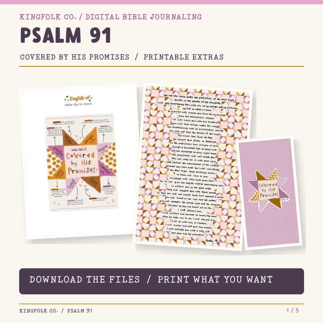 Psalm 91 Digital Content Bundle - Kingfolk Co