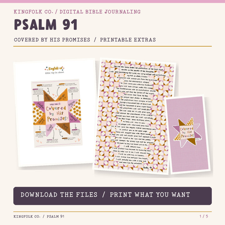 Psalm 91 Digital Content Bundle - Kingfolk Co