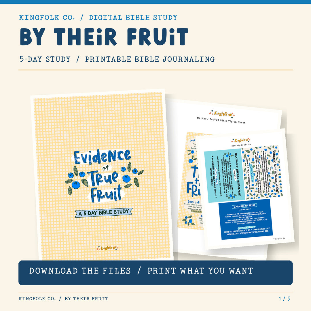By Their Fruit | Digital Bible Study Bundle - Kingfolk Co