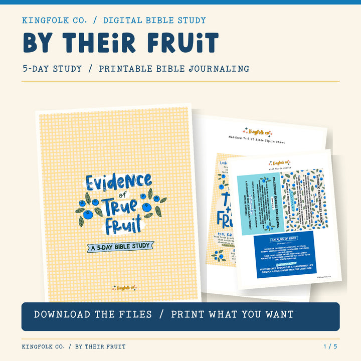 By Their Fruit | Digital Bible Study Bundle - Kingfolk Co