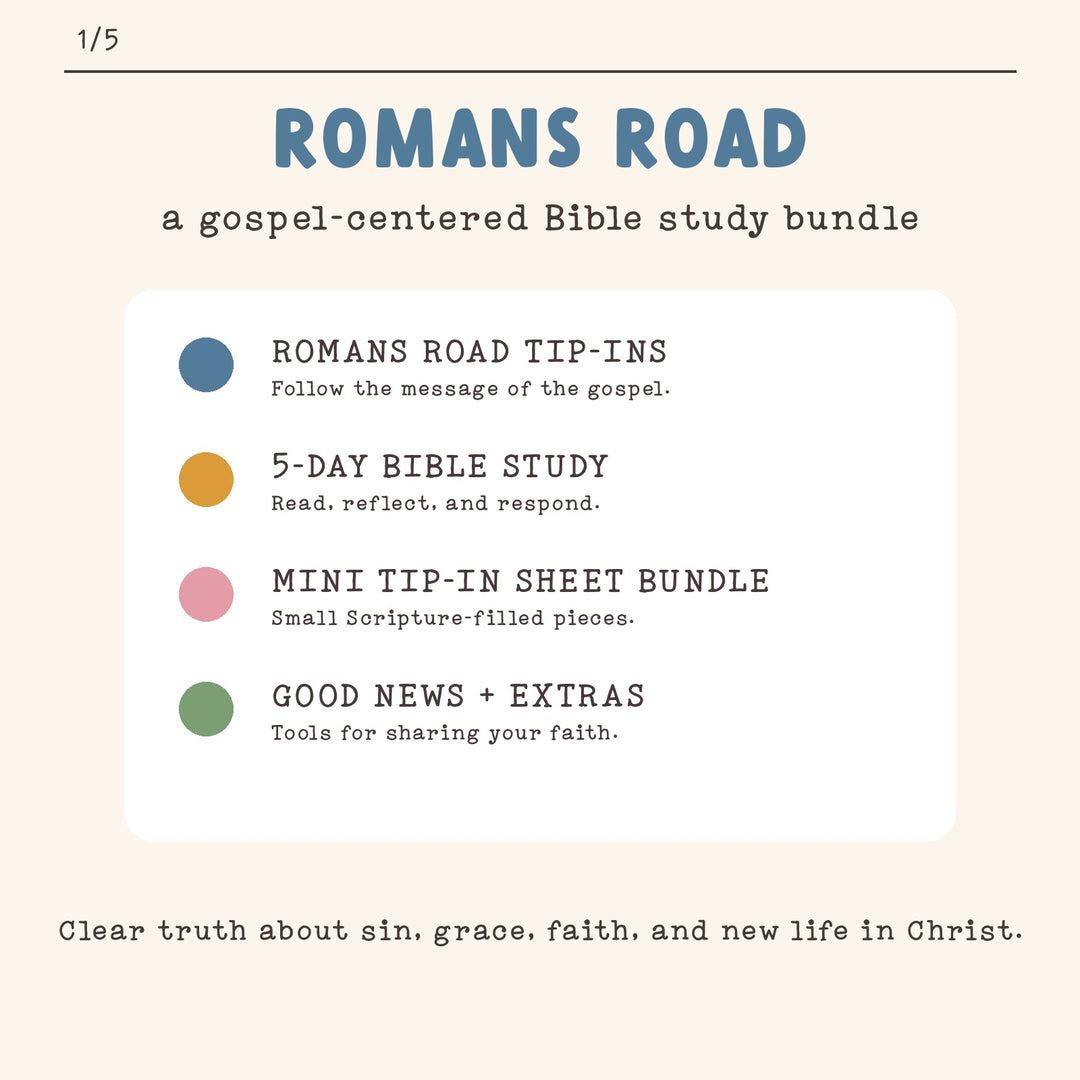 Romans Road | Digital Bible Study Bundle - Kingfolk Co