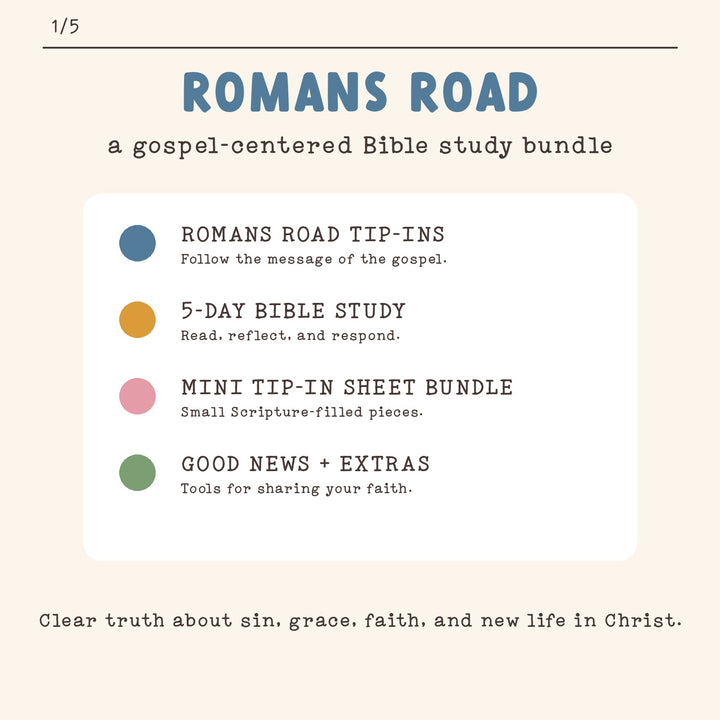 Romans Road | Digital Bible Study Bundle - Kingfolk Co