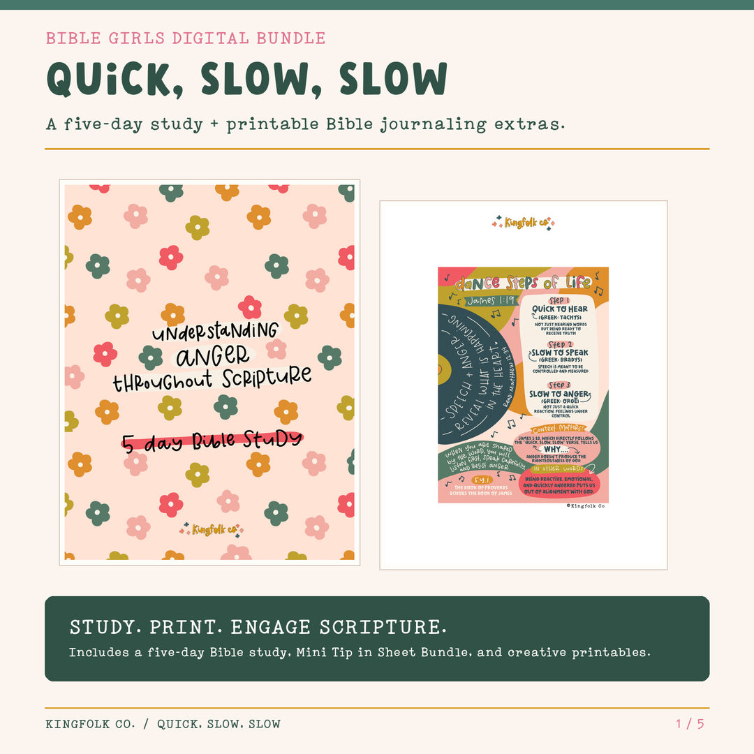 Dance Steps of Life | Digital Bible Study Bundle - Kingfolk Co