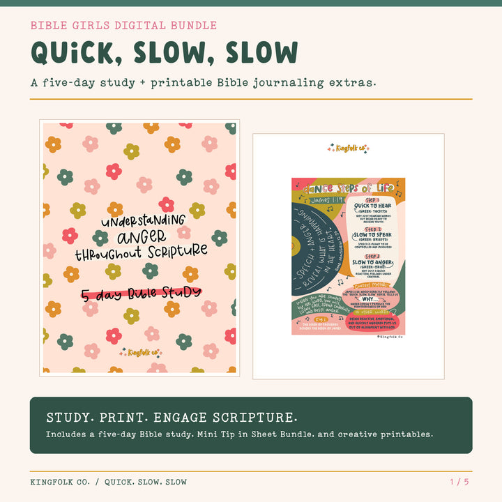 Dance Steps of Life | Digital Bible Study Bundle - Kingfolk Co