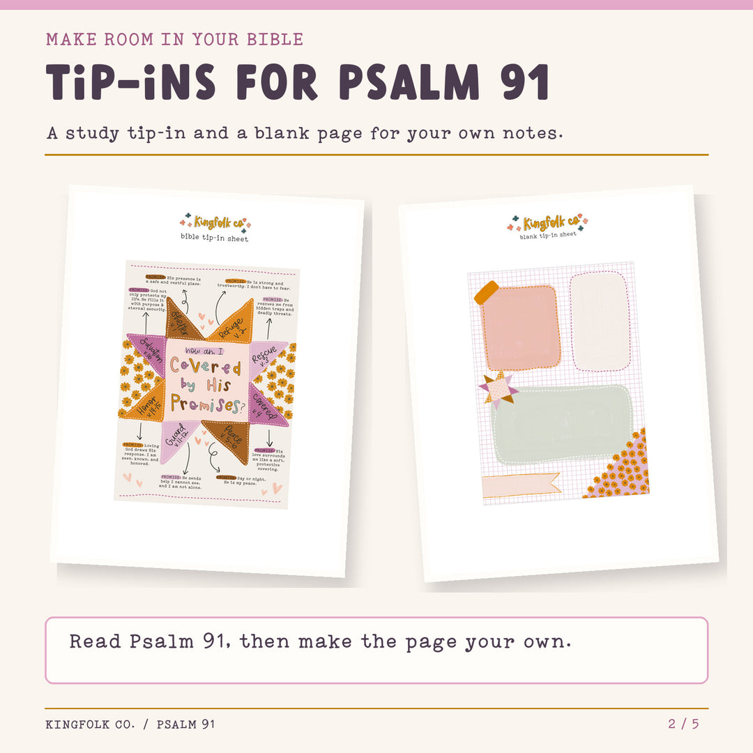 Psalm 91 Digital Content Bundle - Kingfolk Co
