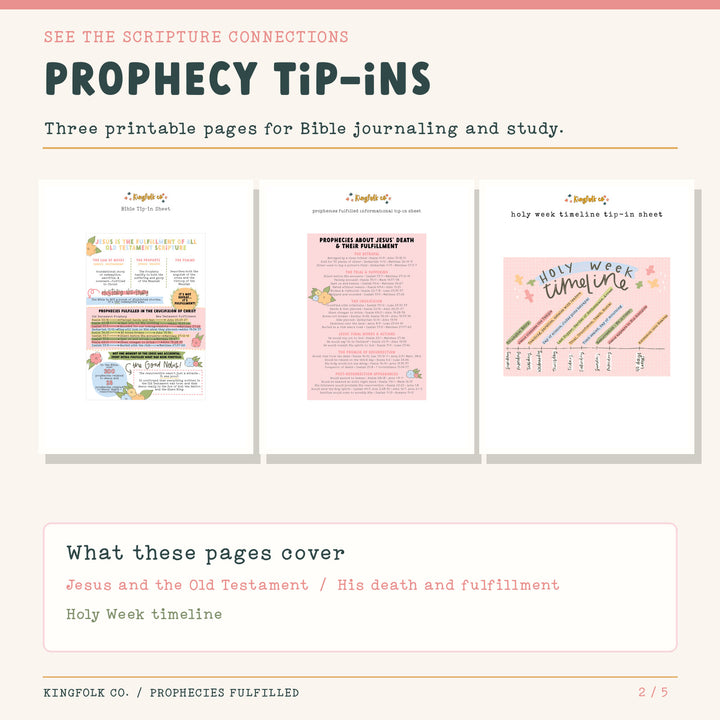 Prophecies Fulfilled | Digital Bible Study Bundle - Kingfolk Co