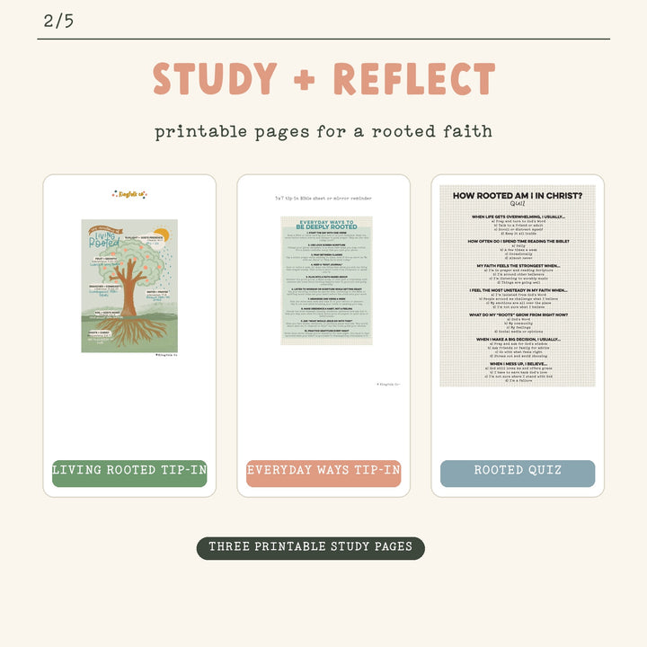 Rooted in Christ | Digital Bible Study Bundle - Kingfolk Co