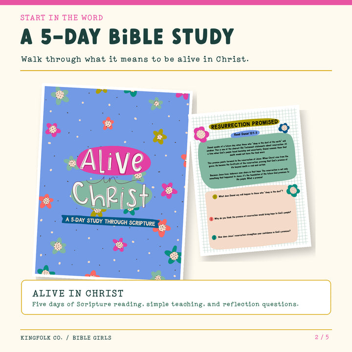 Alive in Christ | Digital Bible Study Bundle - Kingfolk Co