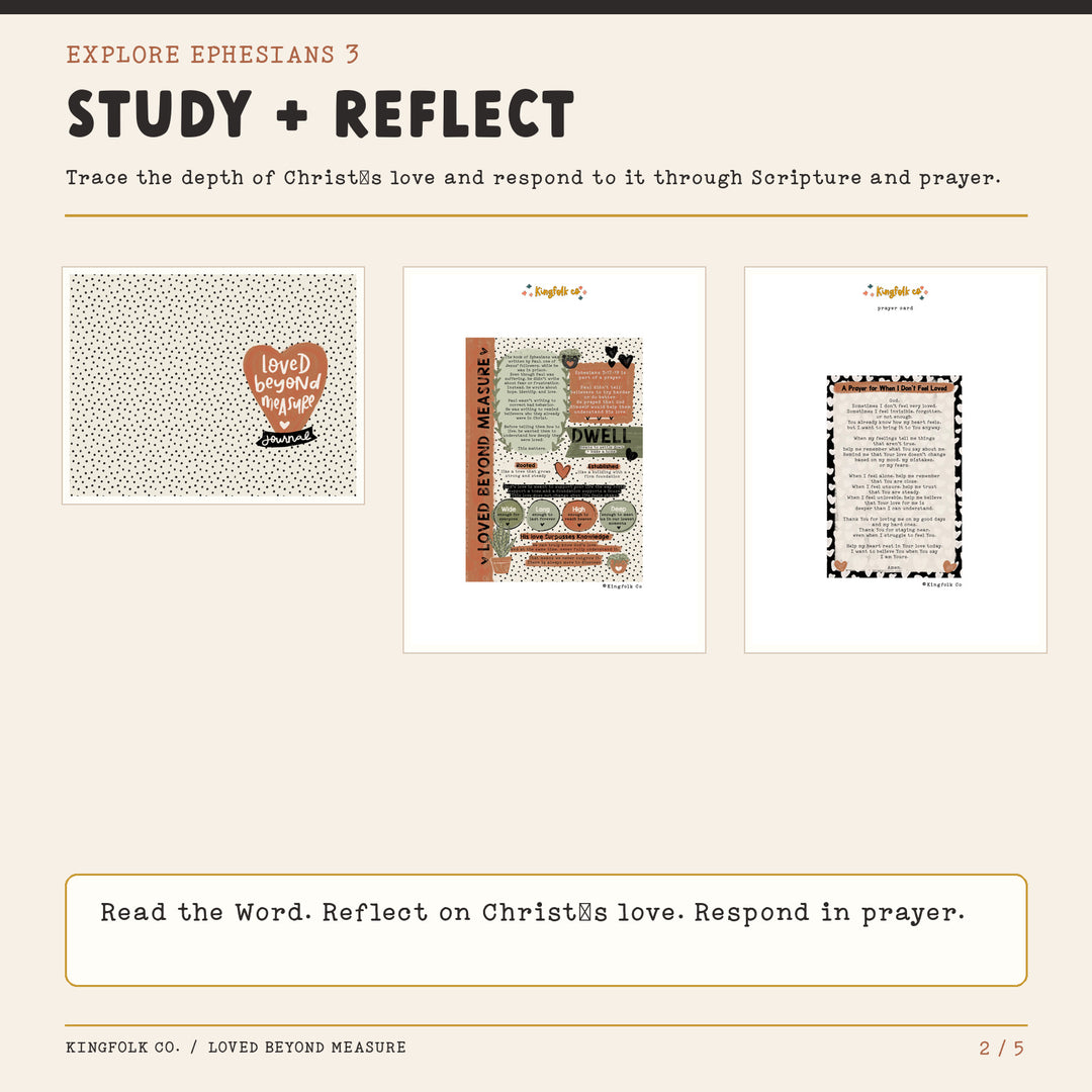 Loved Beyond Measure | Digital Bible Study Bundle - Kingfolk Co