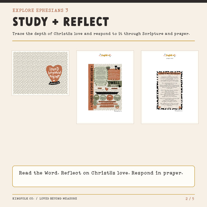 Loved Beyond Measure | Digital Bible Study Bundle - Kingfolk Co