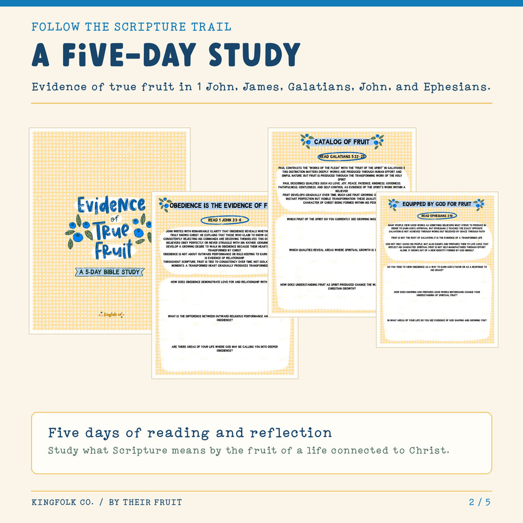 By Their Fruit | Digital Bible Study Bundle - Kingfolk Co
