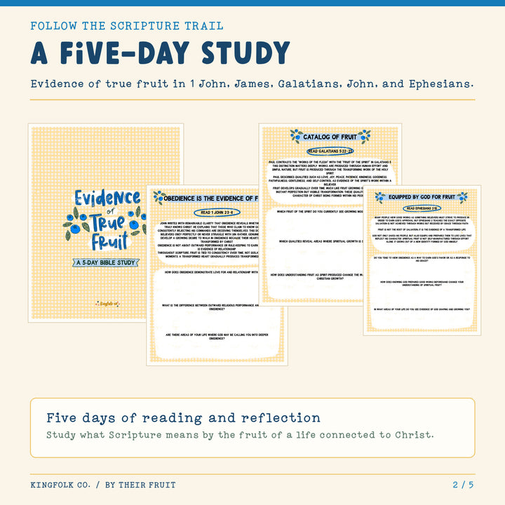 By Their Fruit | Digital Bible Study Bundle - Kingfolk Co