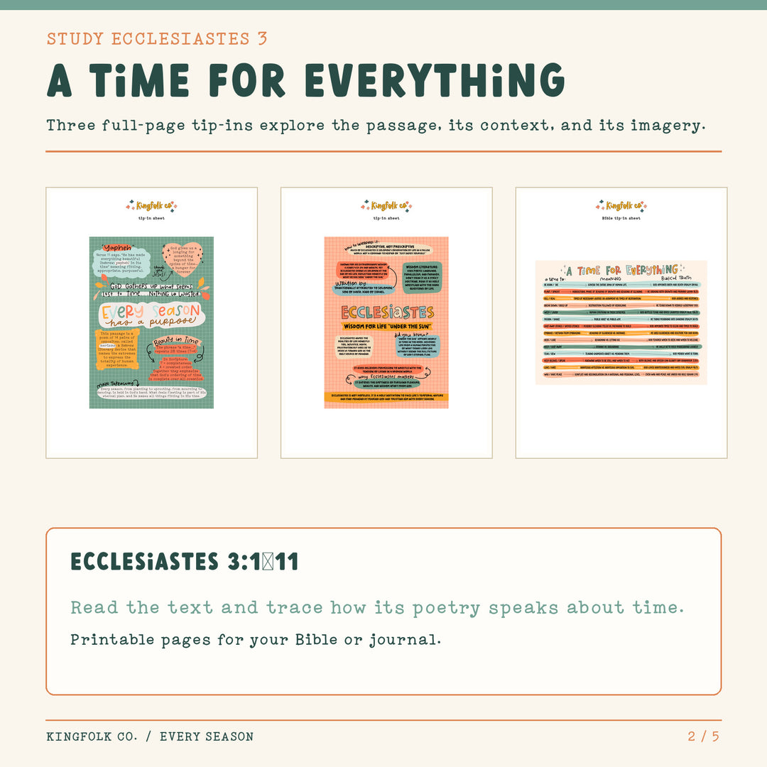 Every Season | Digital Bible Study Bundle - Kingfolk Co