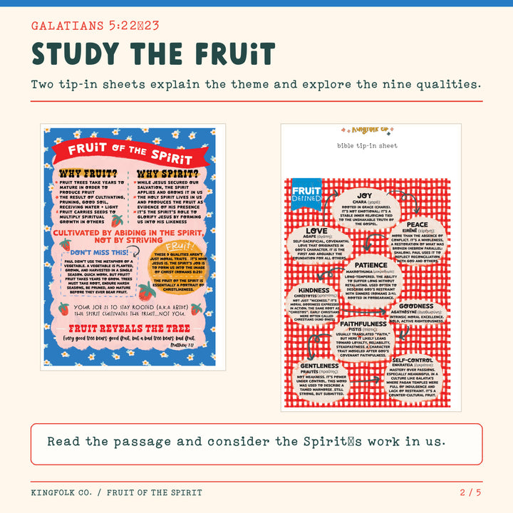Fruit of the Spirit | Digital Bible Study Bundle - Kingfolk Co