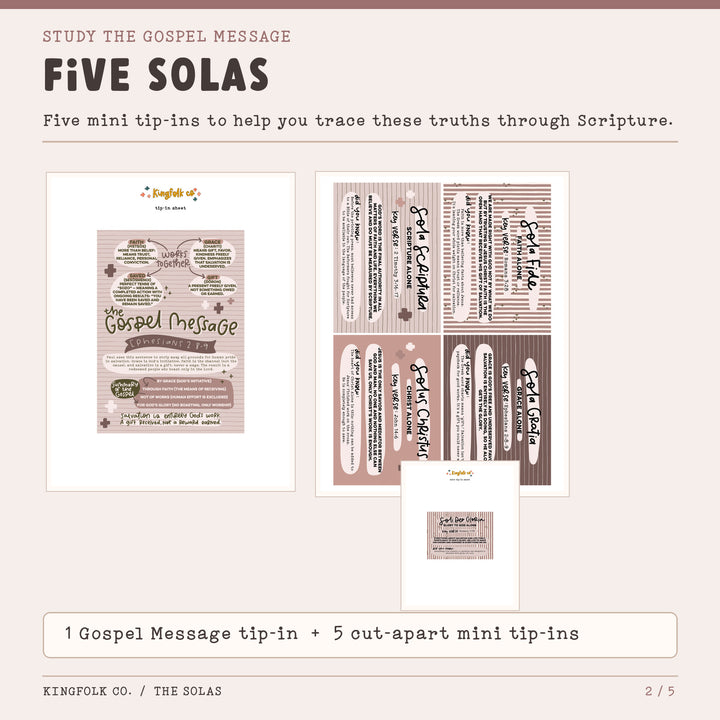 The Solas / Reformation Day | Digital Bible Study Bundle - Kingfolk Co