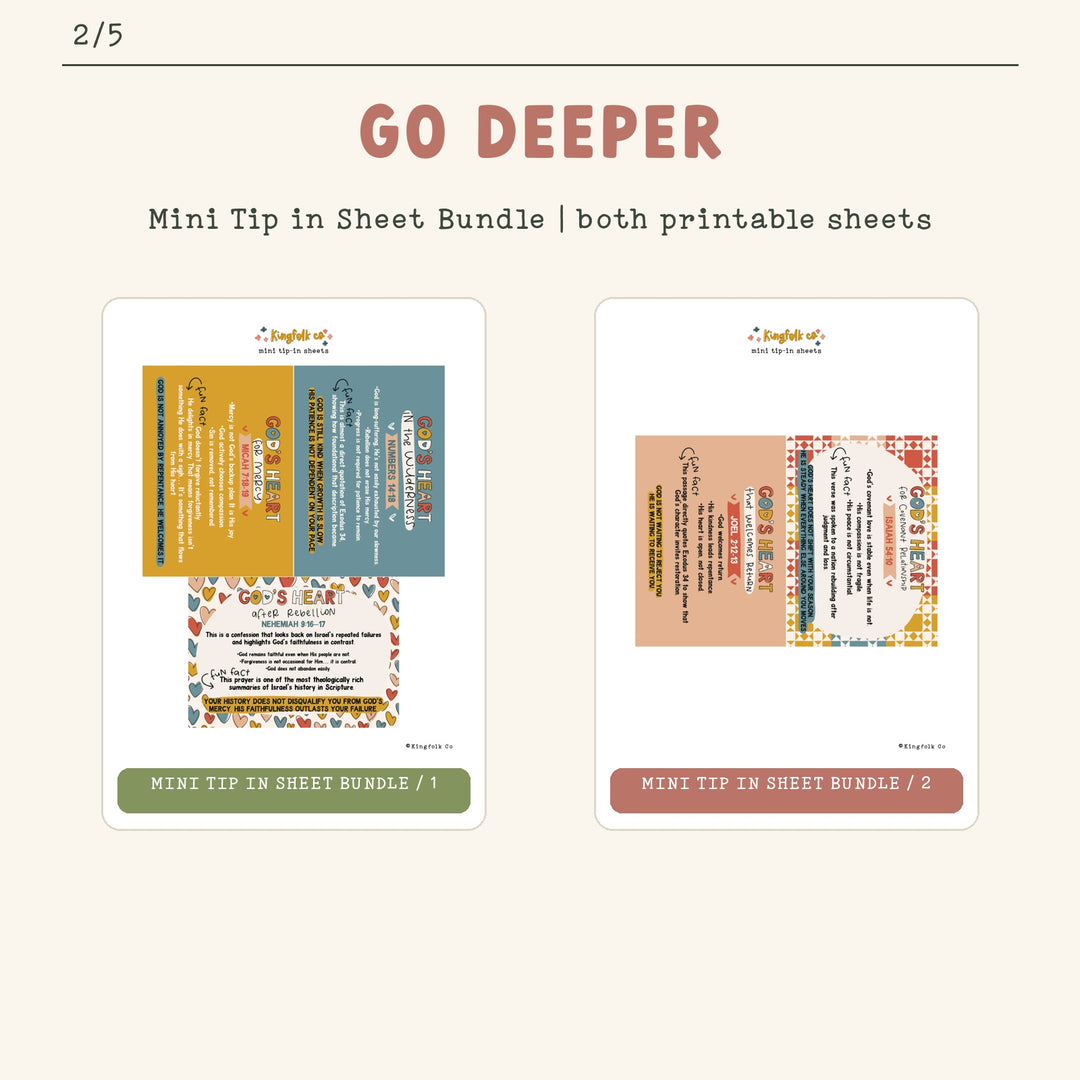 The Heart of God | Digital Bible Study Bundle - Kingfolk Co