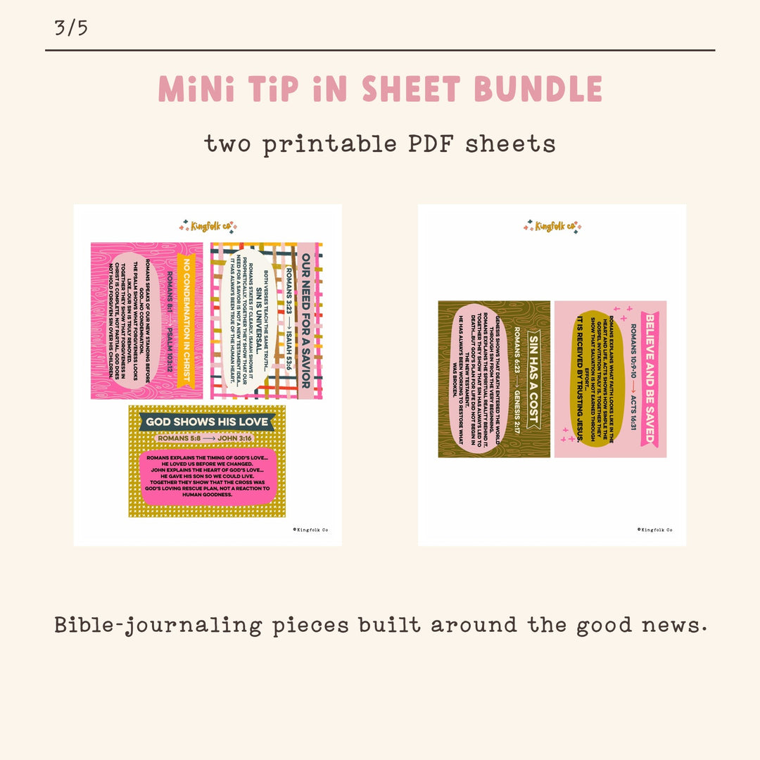 Romans Road | Digital Bible Study Bundle - Kingfolk Co