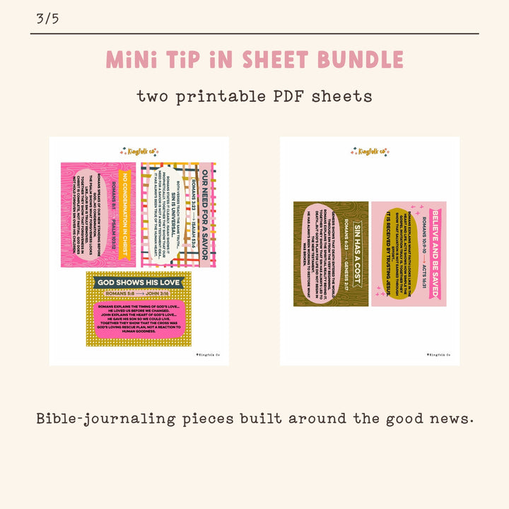 Romans Road | Digital Bible Study Bundle - Kingfolk Co
