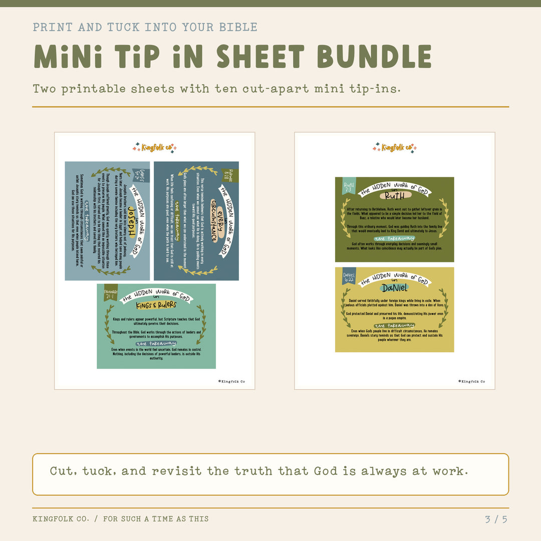 For Such a Time as This (Esther) | Digital Bible Study Bundle - Kingfolk Co