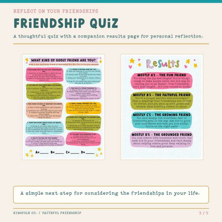Faithful Friendship | Digital Bible Study Bundle - Kingfolk Co