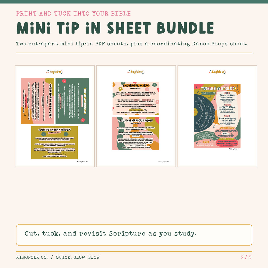 Dance Steps of Life | Digital Bible Study Bundle - Kingfolk Co