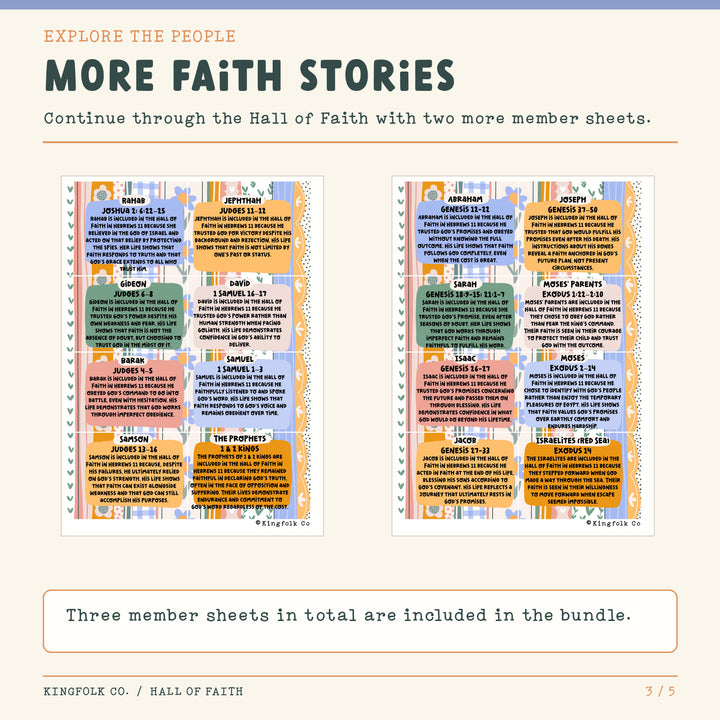 Hall of Faith | Digital Bible Study Bundle - Kingfolk Co