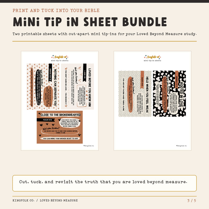 Loved Beyond Measure | Digital Bible Study Bundle - Kingfolk Co