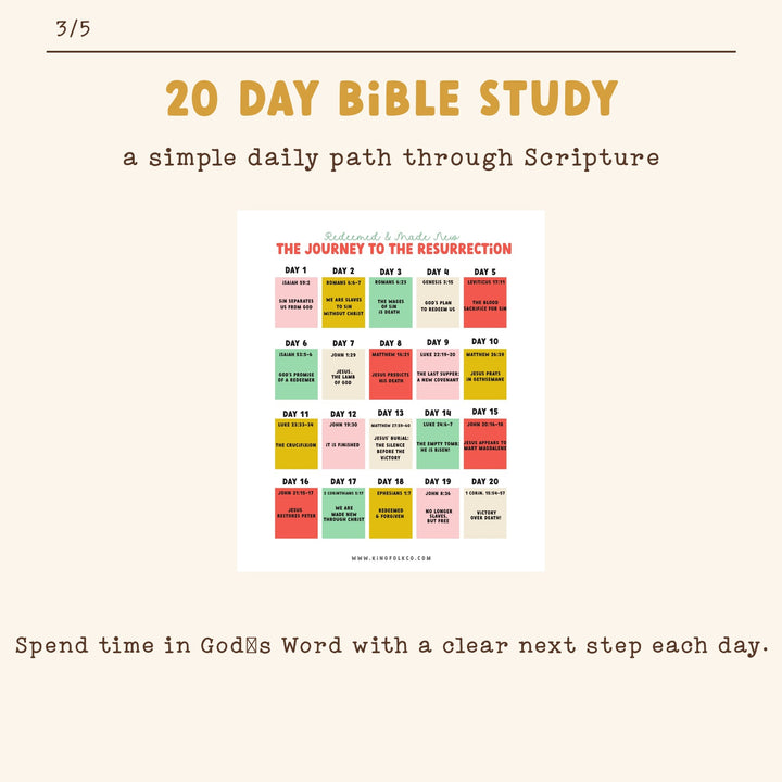 Redeemed + Made New | Digital Bible Study Bundle - Kingfolk Co