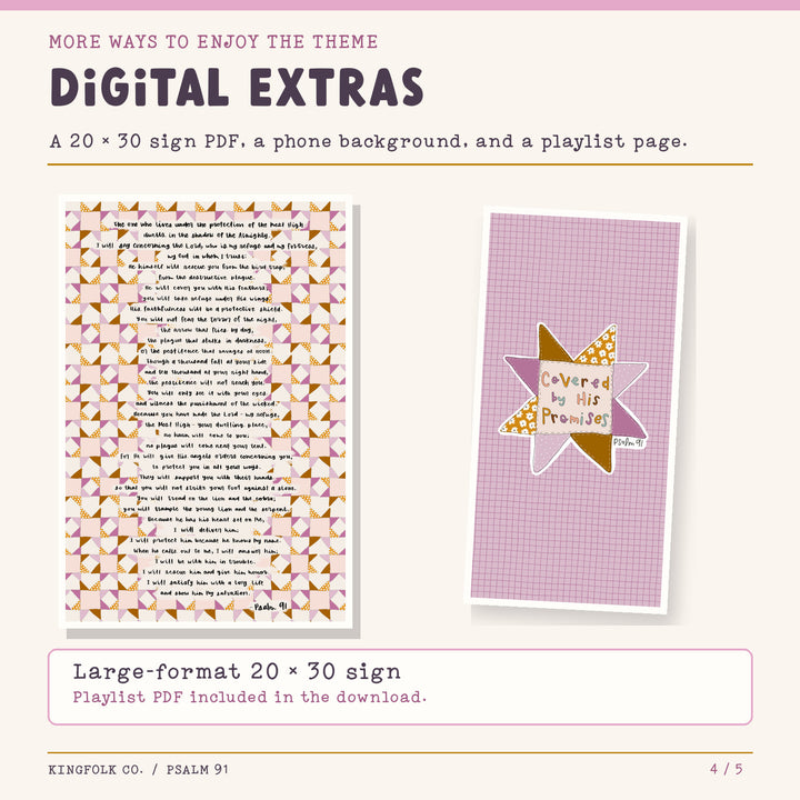 Psalm 91 Digital Content Bundle - Kingfolk Co