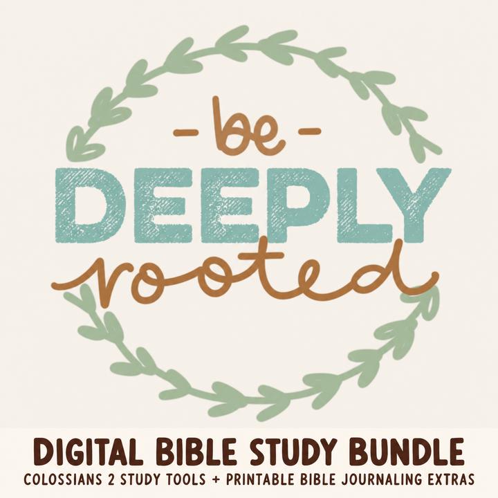 Rooted in Christ | Digital Bible Study Bundle - Kingfolk Co