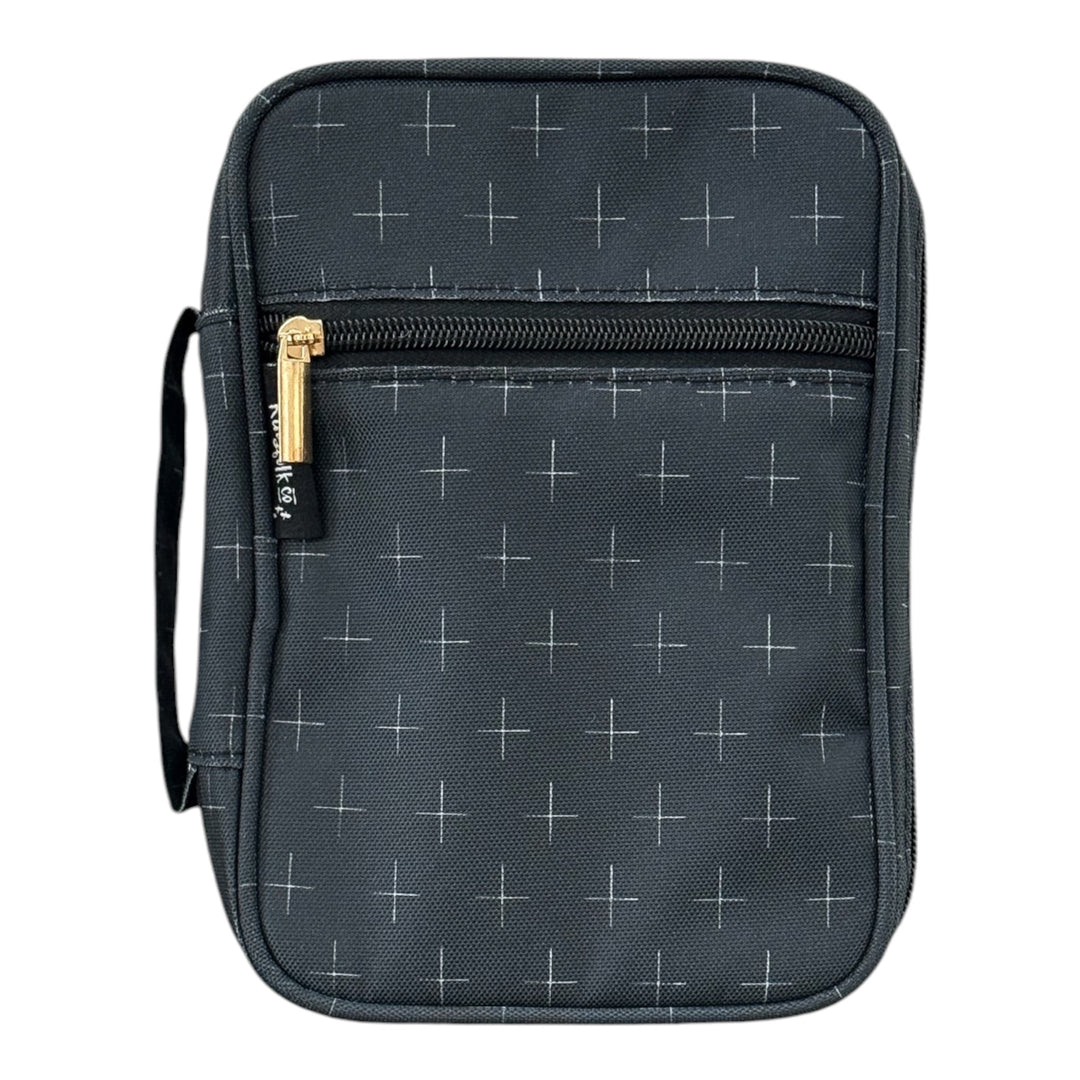 Black Cross Compact MINI Bible Cover - Kingfolk Co