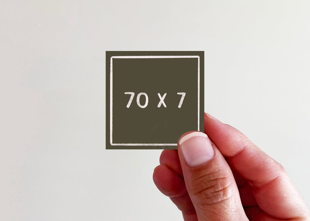 70 x 7 Vinyl Sticker - Kingfolk Co