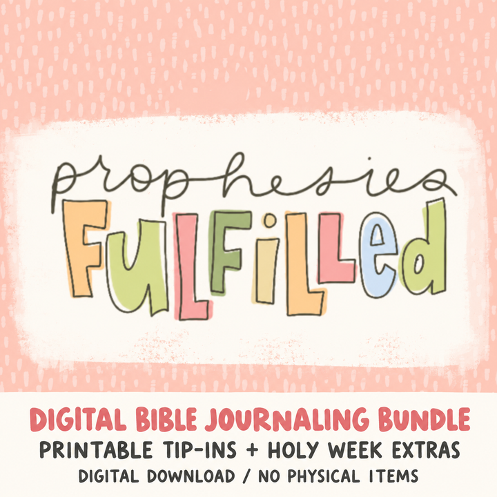 Prophecies Fulfilled | Digital Bible Study Bundle - Kingfolk Co