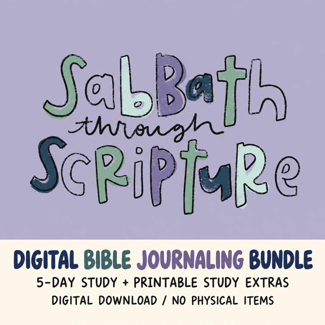 Sabbath Through Scripture | Digital Bible Study Bundle - Kingfolk Co