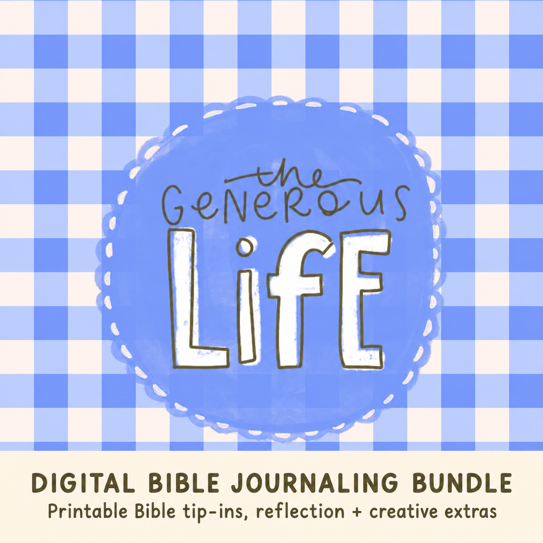 The Generous Life | Digital Bible Study Bundle - Kingfolk Co