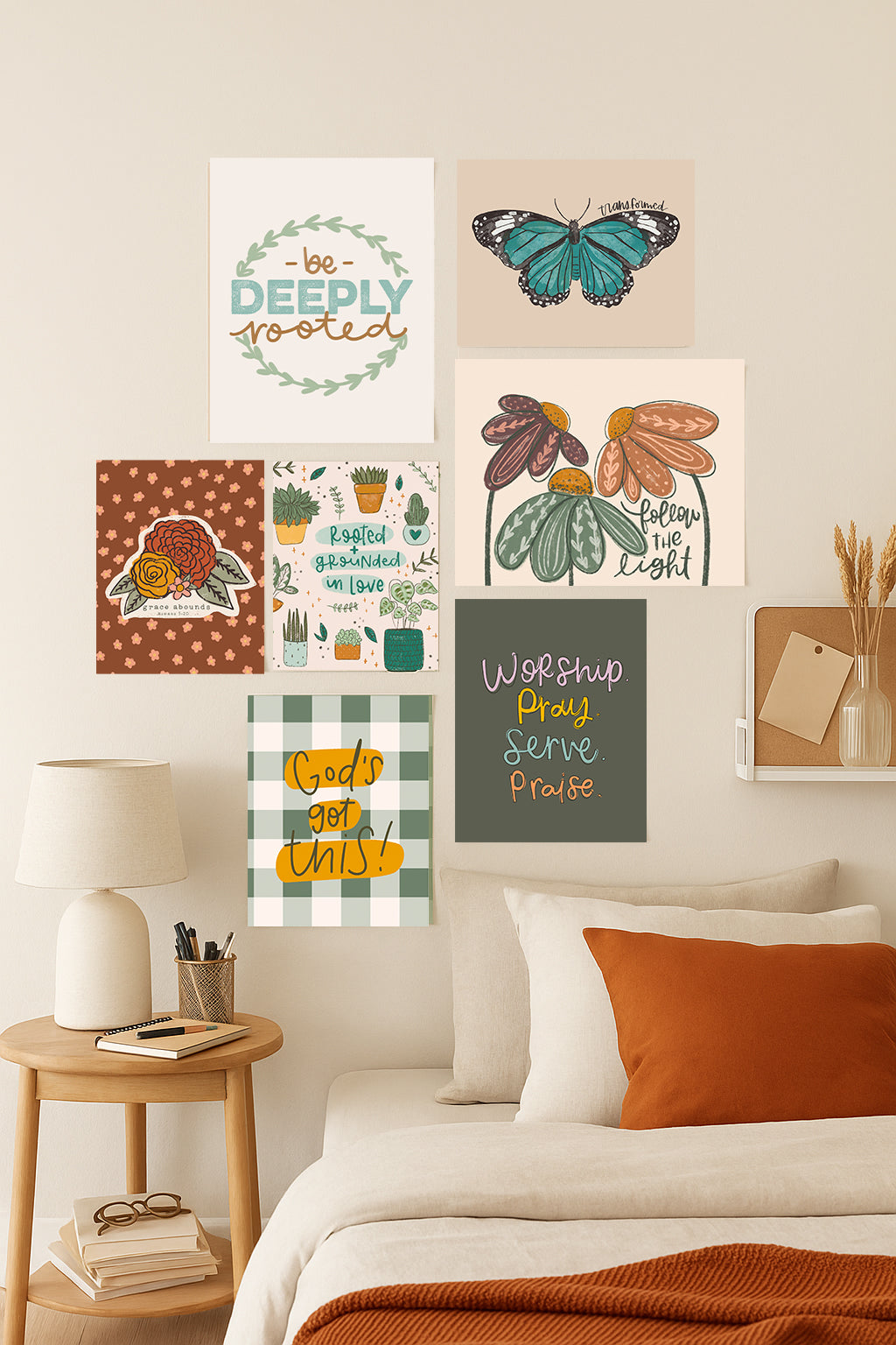 Christian Art Print Decor Bundle DIGITAL FILES - Kingfolk Co