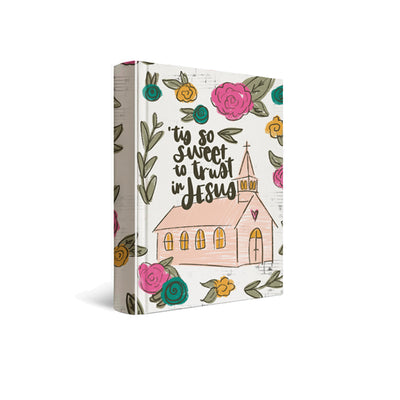 Tis So Sweet Floral Church KJV Single Column Journaling Bible - Kingfolk Co