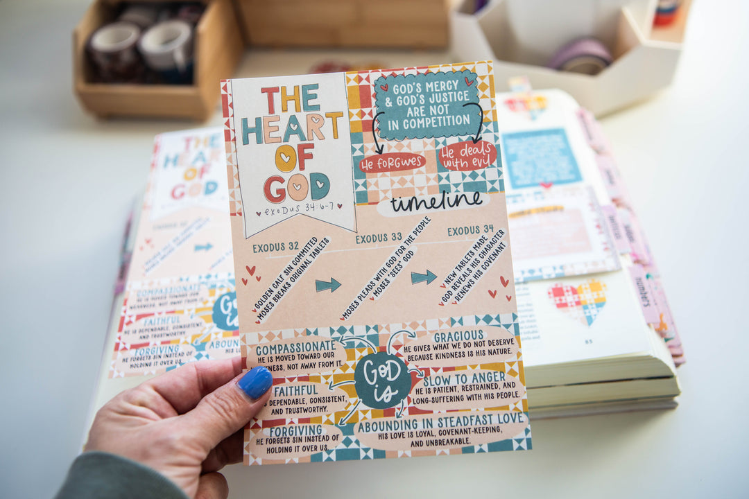 Heart of God Tip-in Sheet - Kingfolk Co