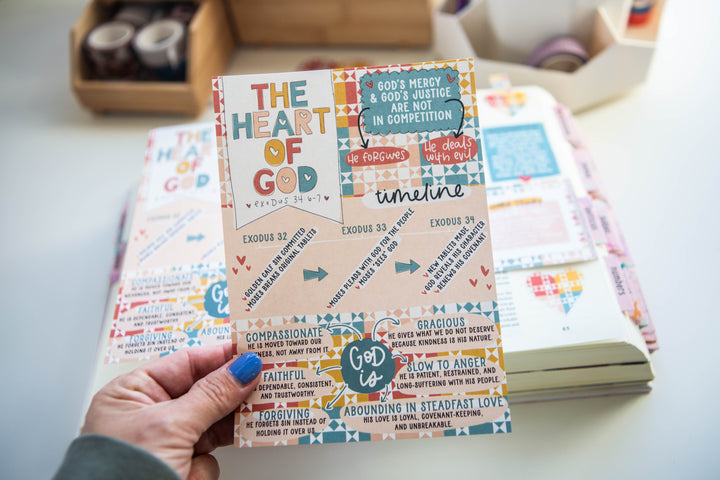 Heart of God Tip-in Sheet - Kingfolk Co